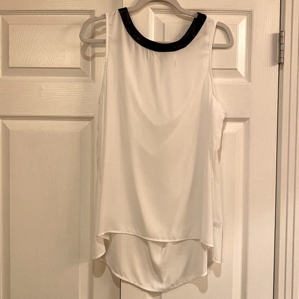 NWT Nordstrom Bellatrix Ivory Leather High-Low Top